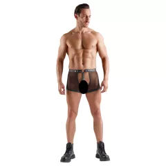   Svenjoyment - open fishnet men’s briefs with penis ring (black)