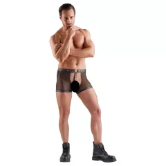   Svenjoyment - open fishnet men’s briefs with penis ring (black)
