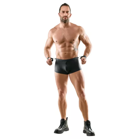 Svenjoyment - Open-Back Men’s Briefs with Cuff (Black)