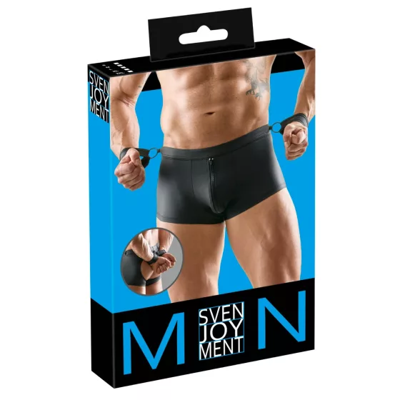 Svenjoyment - Open-Back Men’s Briefs with Cuff (Black)