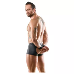 Svenjoyment - Open-Back Men’s Briefs with Cuff (Black)