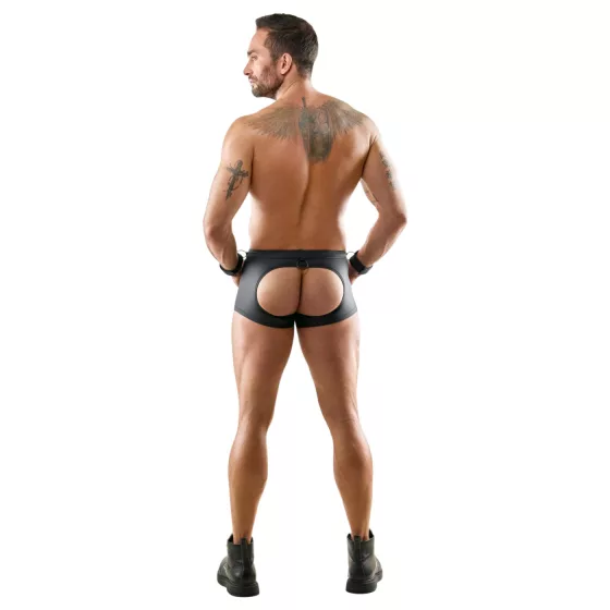 Svenjoyment - Open-Back Men’s Briefs with Cuff (Black)