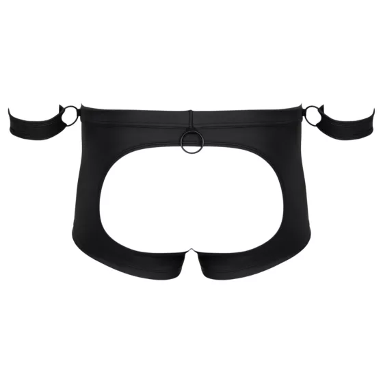Svenjoyment - Open-Back Men’s Briefs with Cuff (Black) - M