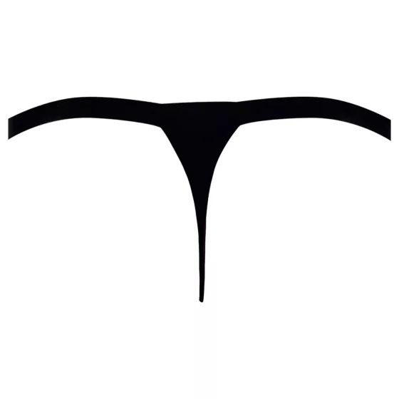 Svenjoyment - Men's Black Rhinestone Thong - L