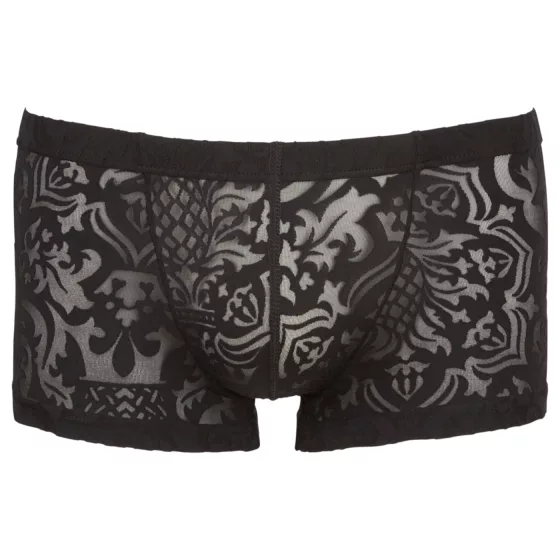 Svenjoyment - sheer devoré men's briefs (black) - M