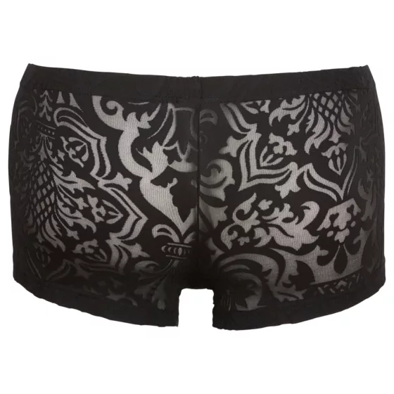 Svenjoyment - sheer devoré men's briefs (black) - L