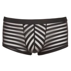 Transparent Striped Boxer Briefs (Black) 