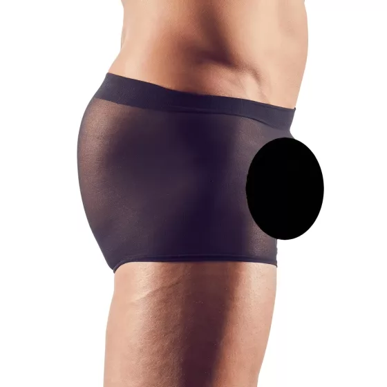 Svenjoyment - 2-piece black transparent boxer set (S-L)