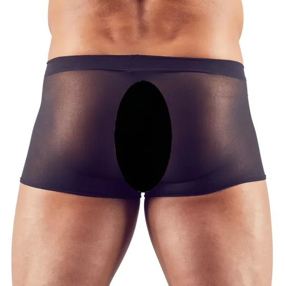Svenjoyment - 2-piece black transparent boxer set (S-L)