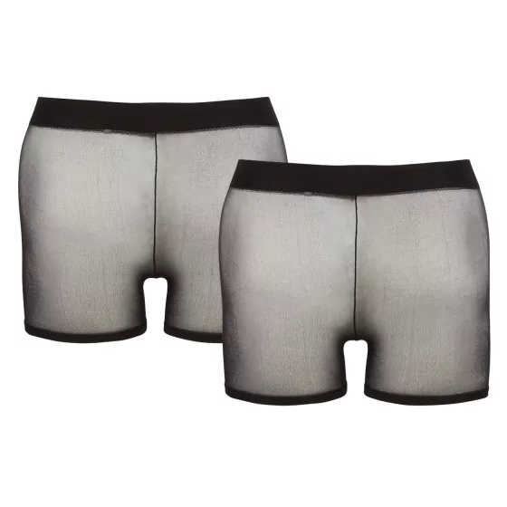 Svenjoyment - 2-piece black transparent boxer set (S-L)