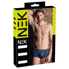   NEK - Blue Boxer Briefs with Black Lace-Up and Mesh Panels - XL