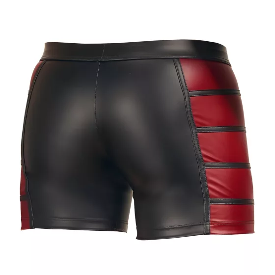 NEK - Black Boxer Briefs with Red Side Panels and Zipper - 2XL