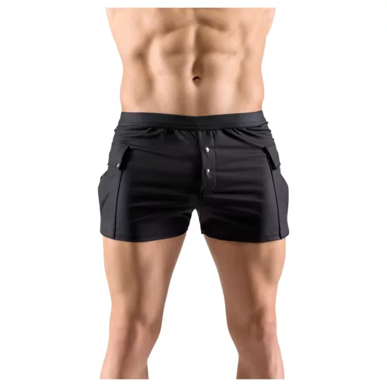 Svenjoyment - matte-effect men’s shorts (black)