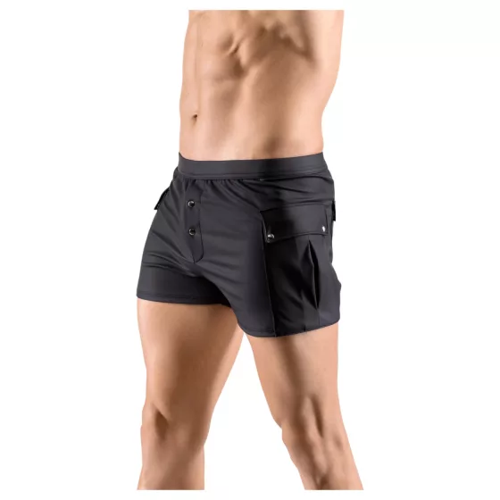 Svenjoyment - matte-effect men’s shorts (black)