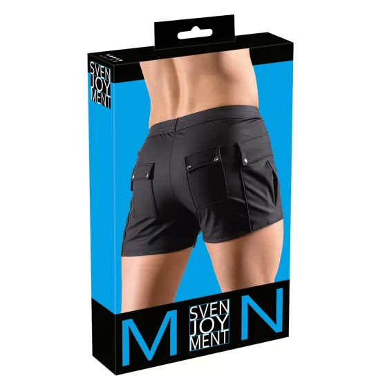 Svenjoyment - matte-effect men’s shorts (black) - L