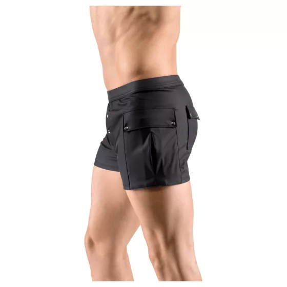 Svenjoyment - matte-effect men’s shorts (black) - L