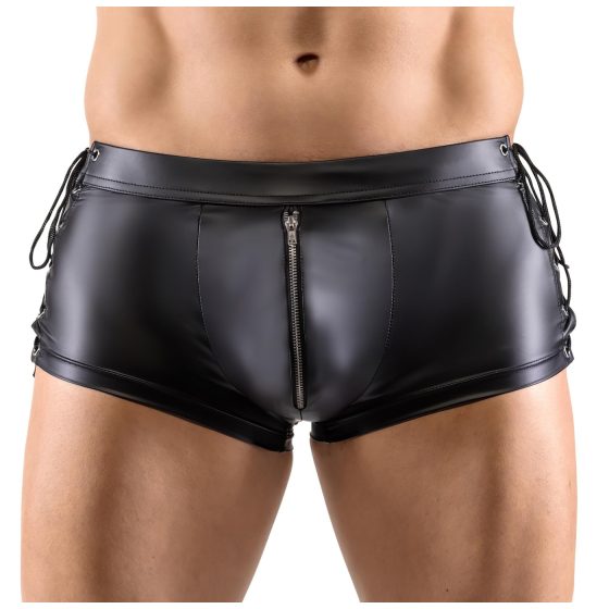 Svenjoyment - Lace-Up Matte Black Boxers