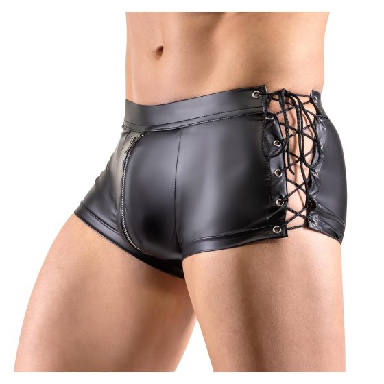 Svenjoyment - Lace-Up Matte Black Boxers