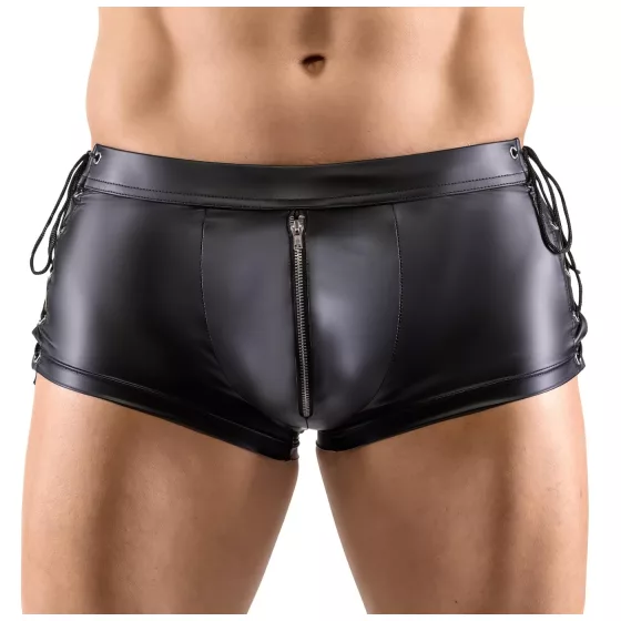 Svenjoyment - Lace-Up Matte Black Boxers - M