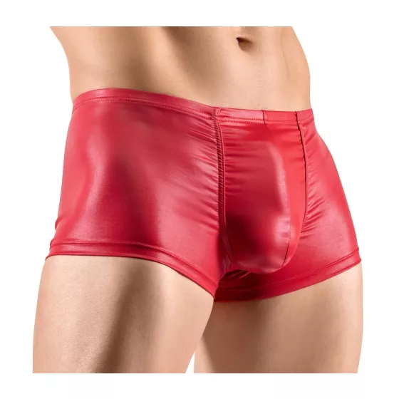 Svenjoyment - Shiny Push-Up Boxer Briefs (Red) - L