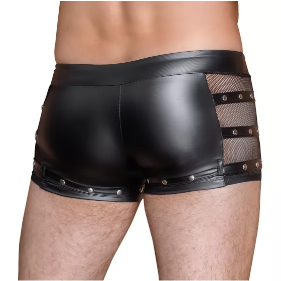 NEK - Black Boxer with Rivets and Zipper - M