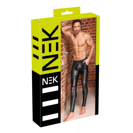NEK - matte-effect men’s trousers (black)