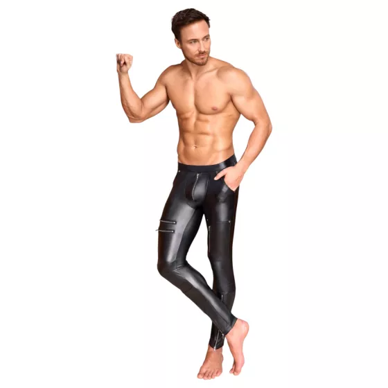 NEK - matte-effect men’s trousers (black)