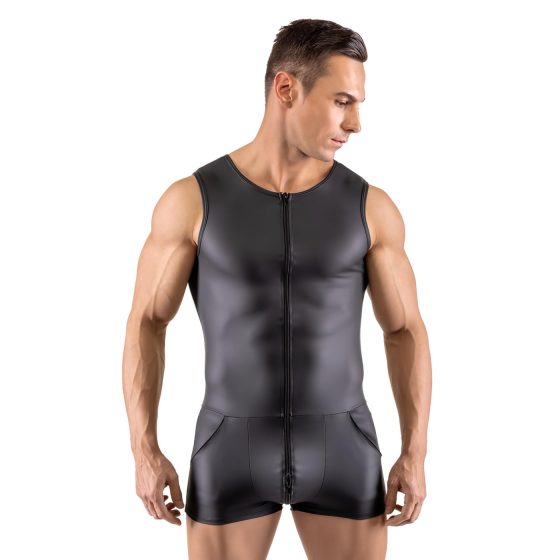 Svenjoyment - Men's Sleeveless Black Romper