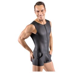 Svenjoyment - Men's Sleeveless Black Romper