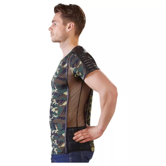 / NEK - Men's Camo T-Shirt (Green-Brown)