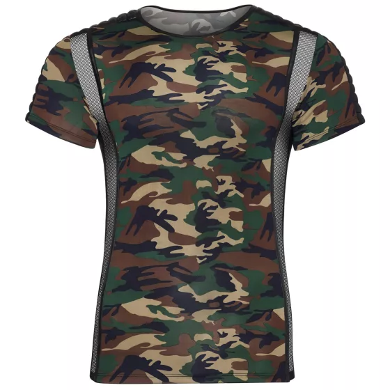 / NEK - Men's Camo T-Shirt (Green-Brown)