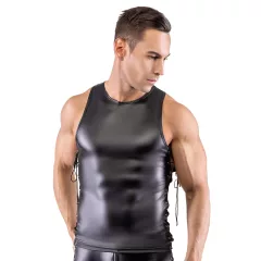 Svenjoyment - men's matte lace‑up side top (black)