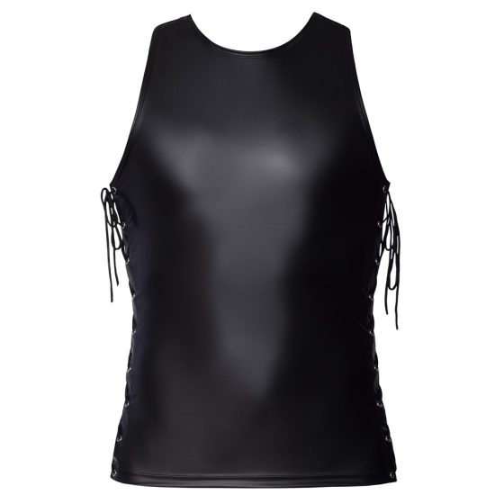 Svenjoyment - Men's side corset top (black)