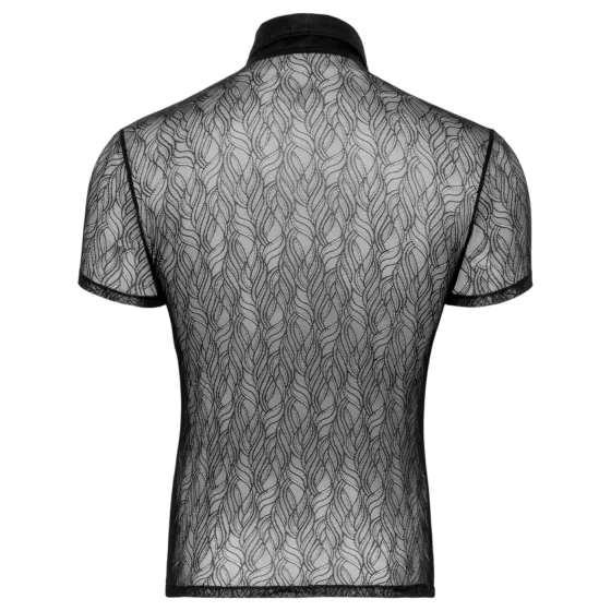Svenjoyment - lace men’s shirt (black)
