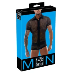 Svenjoyment - lace men’s shirt (black) - XL