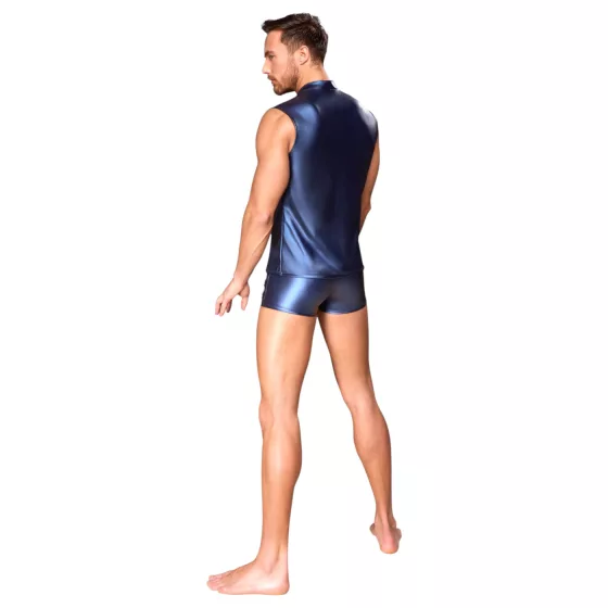 NEK - men's strappy shirt with mesh insert (blue)