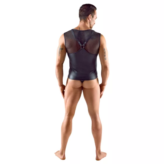 Svenjoyment - harness-style sleeveless men’s top (black) - XL