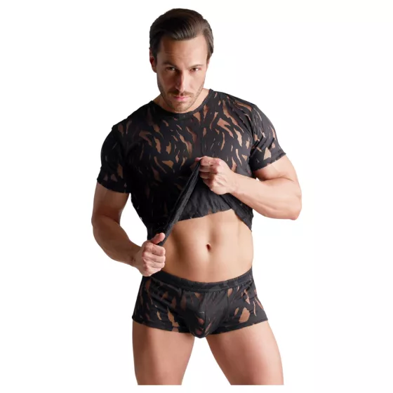 Svenjoyment - burnout-effect men’s shirt (black)