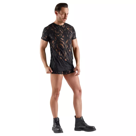 Svenjoyment - burnout-effect men’s shirt (black)