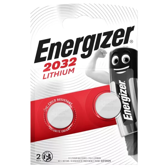 Energizer Button Battery - CR2032 (2 Pack)