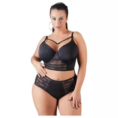 Cottelli Plus Size - Strappy Lace Bra (Black)