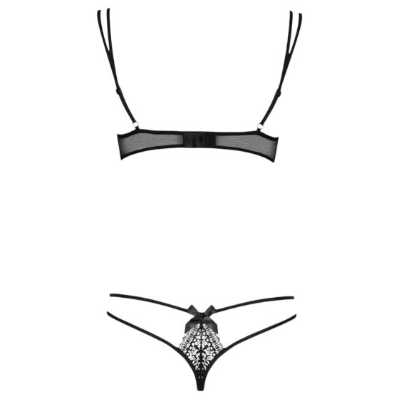 / Obsessive Intensa - Double Strap Bra Set (Black)