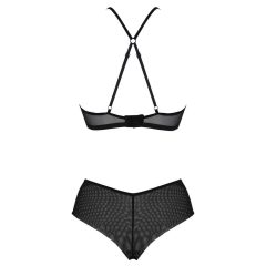 Passion Eco Kerria - lace bikini set (black)