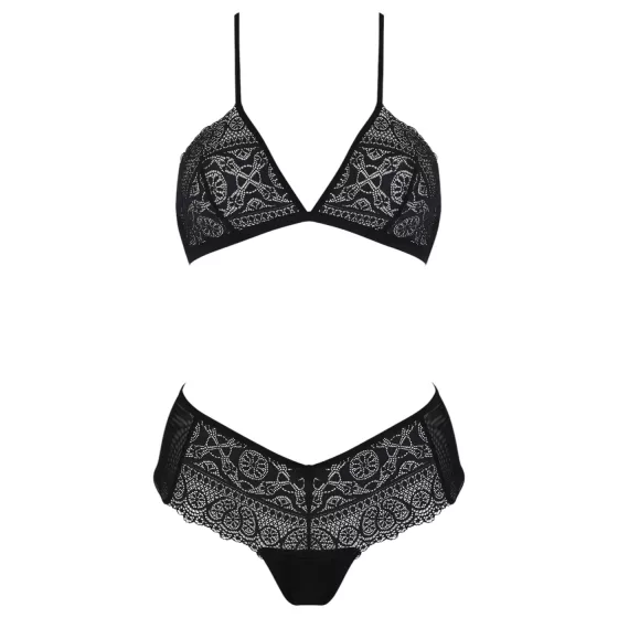 Passion Eco Kerria - Black Lace Bikini Set - L/XL