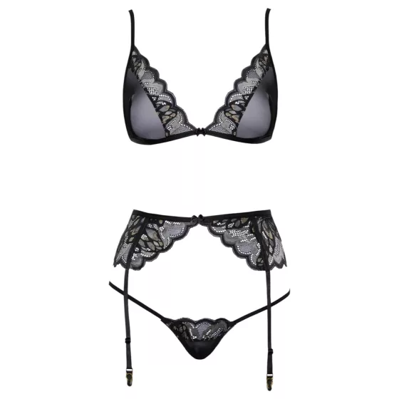 Kissable - Lingerie Set (Black) 