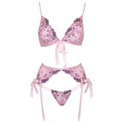 Kissable - Rose Embroidered Lingerie Set (Pink) 