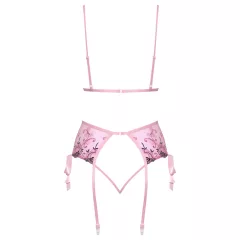 Kissable - Rose Embroidered Lingerie Set (Pink) 