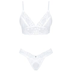 Obsessive Set Heavenlly - lace bra set (white)