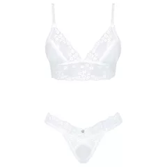 Obsessive Set Heavenly - Lacy Bra Set (White)
