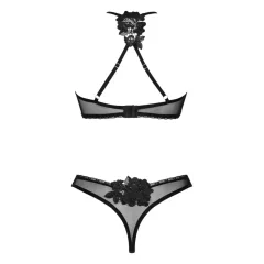 Obsessive Latinesa - Black Lingerie Set - XL/XXL